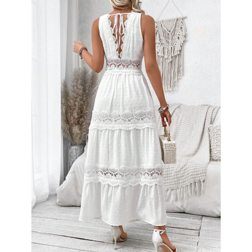 Robe glamour sans manches