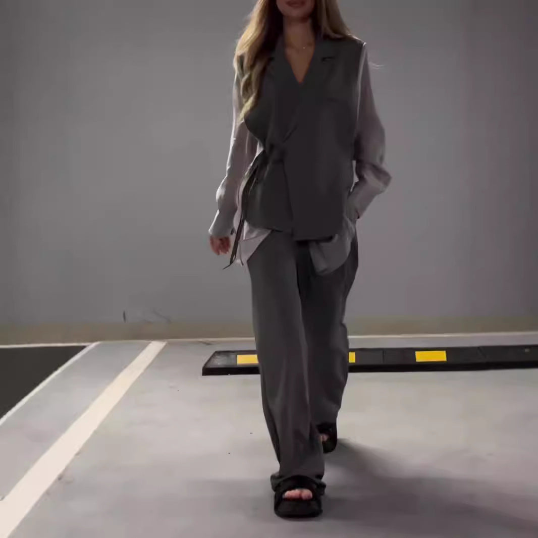 Ensemble Tailleur Asymétrique