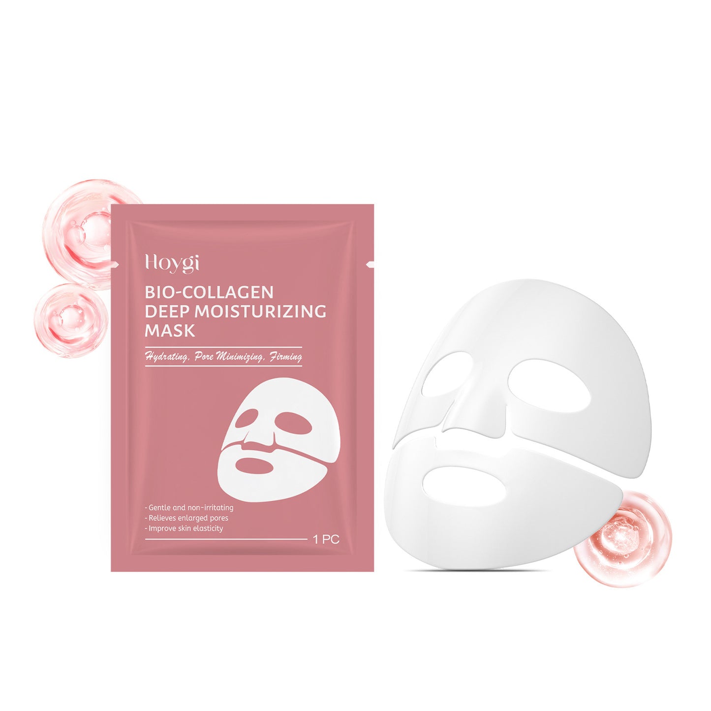 Masque visage au collagène pour hydratation profonde