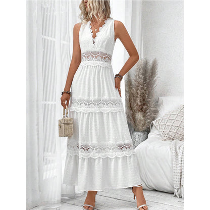 Robe glamour sans manches