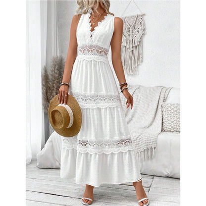 Robe glamour sans manches