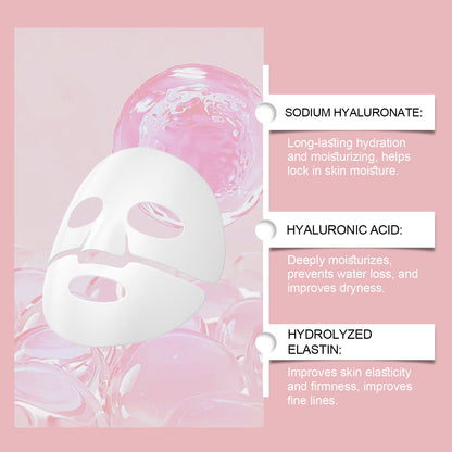 Masque visage au collagène pour hydratation profonde