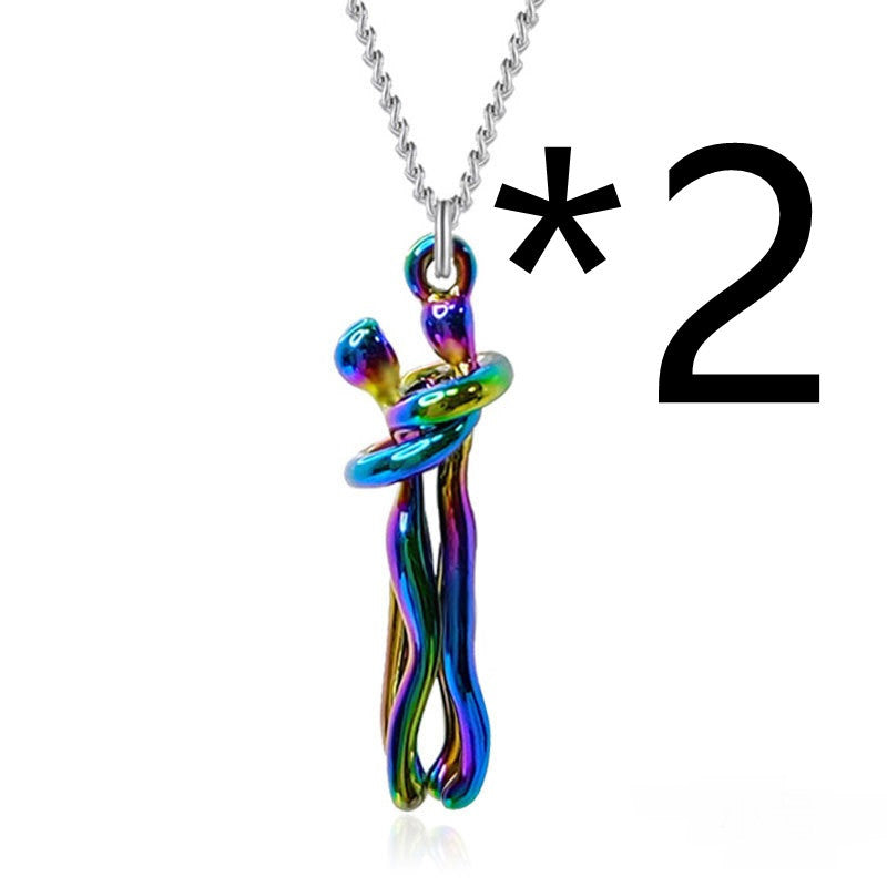 Collier Pendentif Pour les Amoureux
