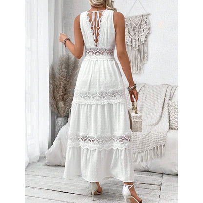 Robe glamour sans manches