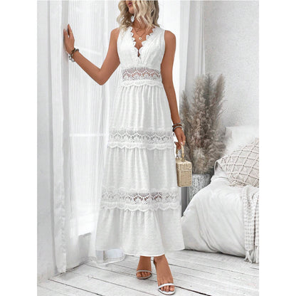 Robe glamour sans manches